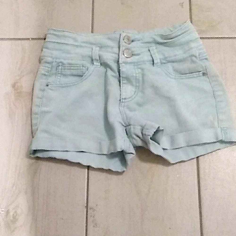 Blue high waisted Cherokee shorts